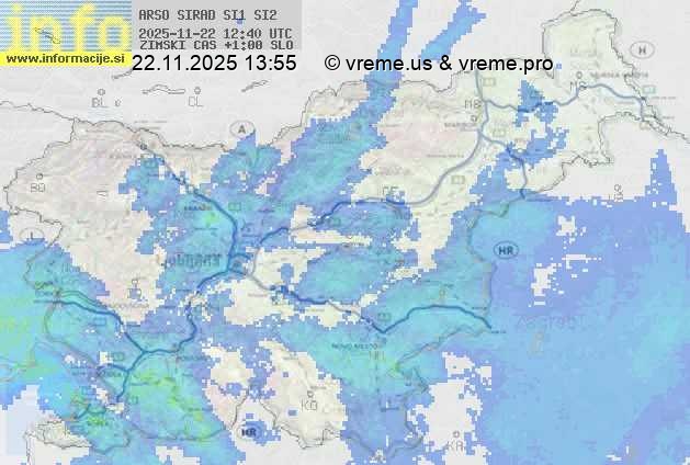 Radarska karta padavin