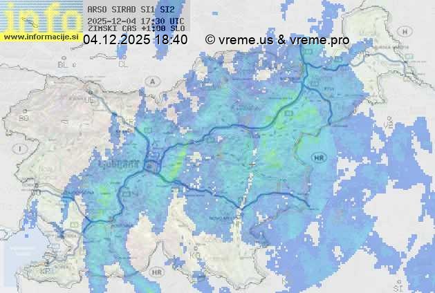 Radarska karta padavin