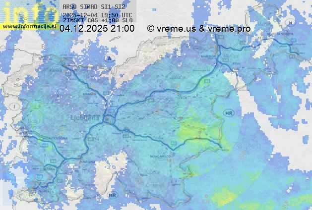 Radarska karta padavin