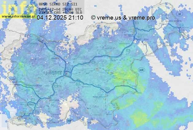 Radarska karta padavin