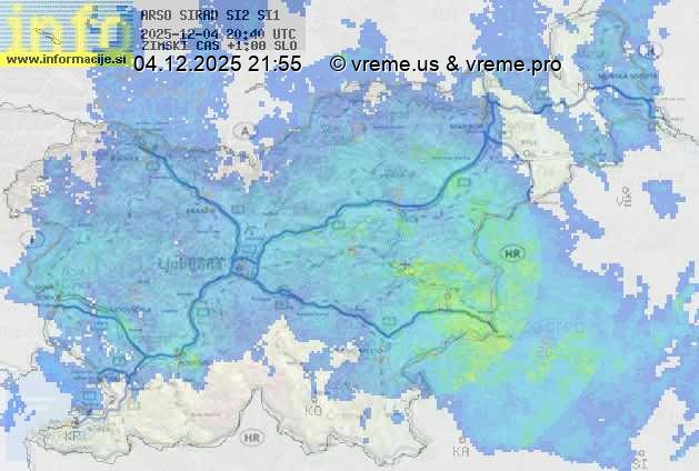 Radarska karta padavin