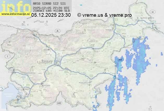 Radarska karta padavin