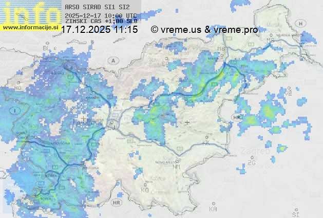 Radarska karta padavin