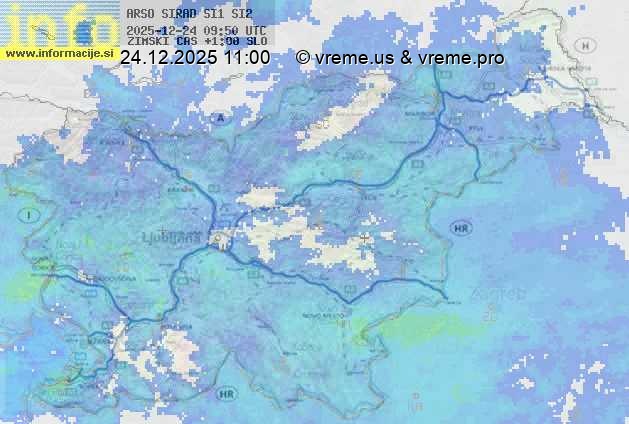 Radarska karta padavin
