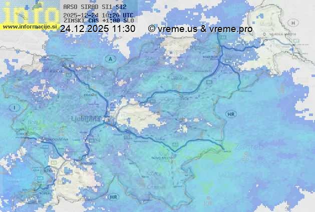 Radarska karta padavin