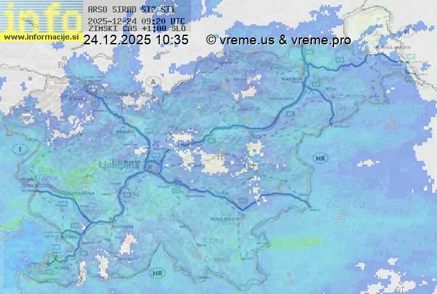 Radarska karta padavin