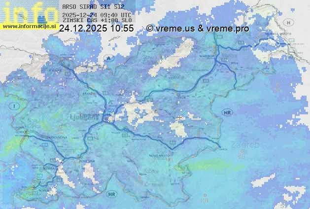 Radarska karta padavin