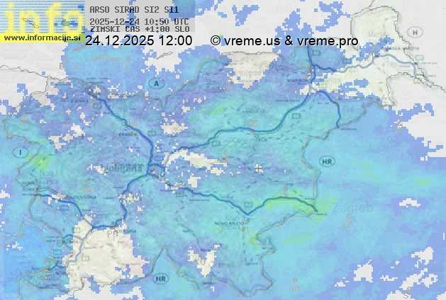 Radarska karta padavin