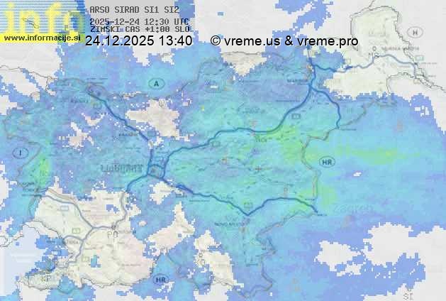 Radarska karta padavin