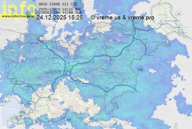 Radarska karta padavin