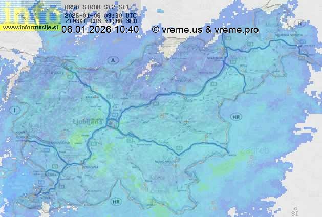 Radarska karta padavin