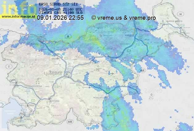 Radarska karta padavin