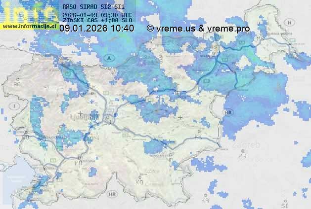 Radarska karta padavin