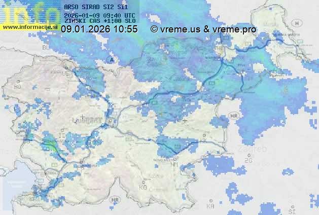 Radarska karta padavin