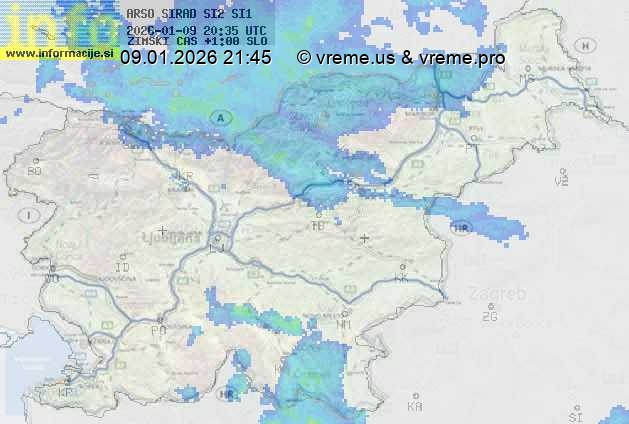 Radarska karta padavin