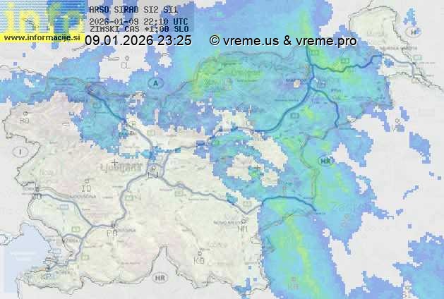 Radarska karta padavin
