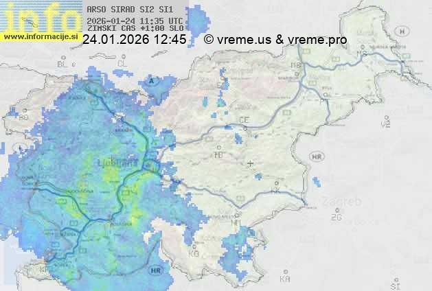 Radarska karta padavin