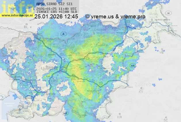 Radarska karta padavin