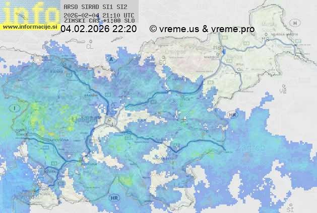 Radarska karta padavin