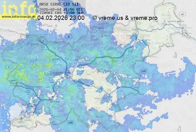 Radarska karta padavin