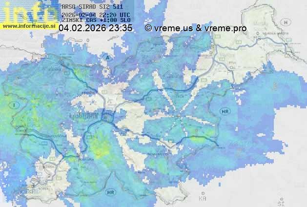 Radarska karta padavin