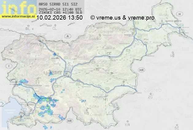 Radarska karta padavin