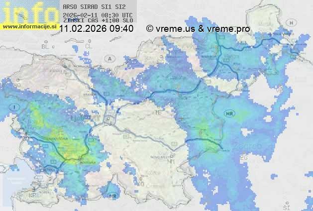 Radarska karta padavin