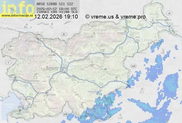 Radarska karta padavin