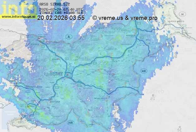 Radarska karta padavin