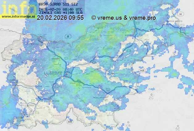 Radarska karta padavin