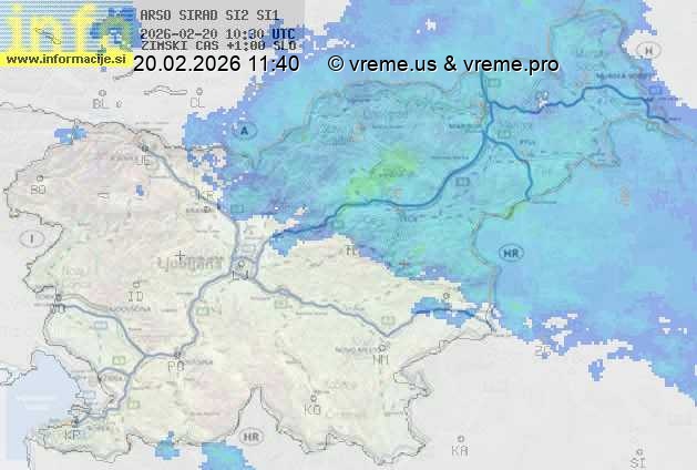 Radarska karta padavin