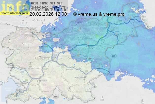 Radarska karta padavin