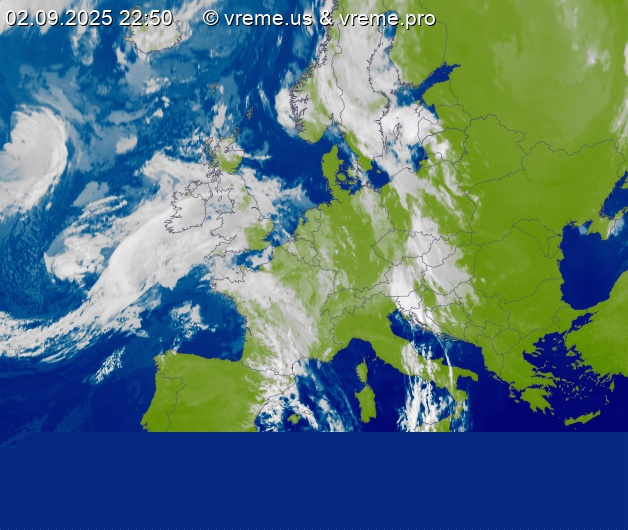 Oblačnost Evropa