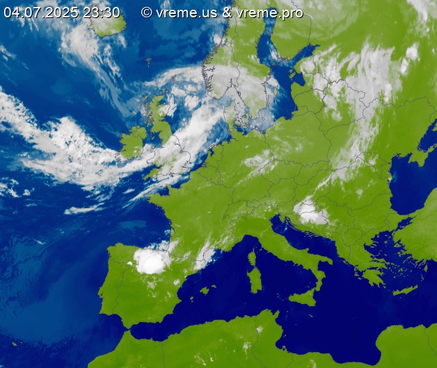 Oblačnost Evropa
