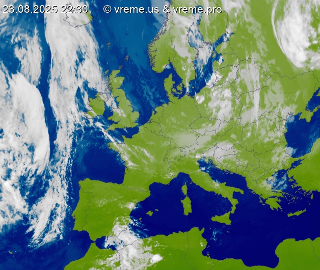 Oblačnost Evropa