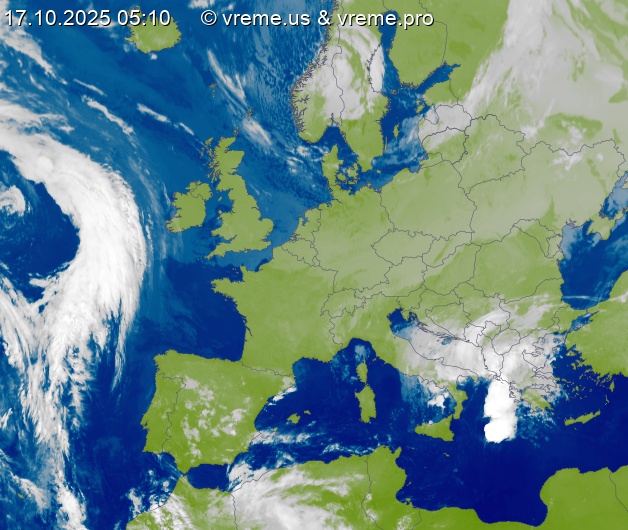 Oblačnost Evropa