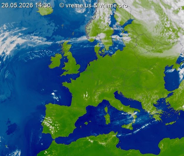 Bew&ouml;lkung Europa