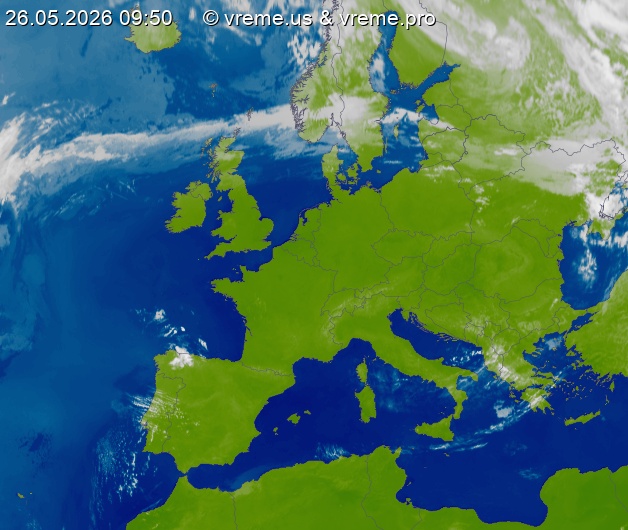 Bew&ouml;lkung Europa