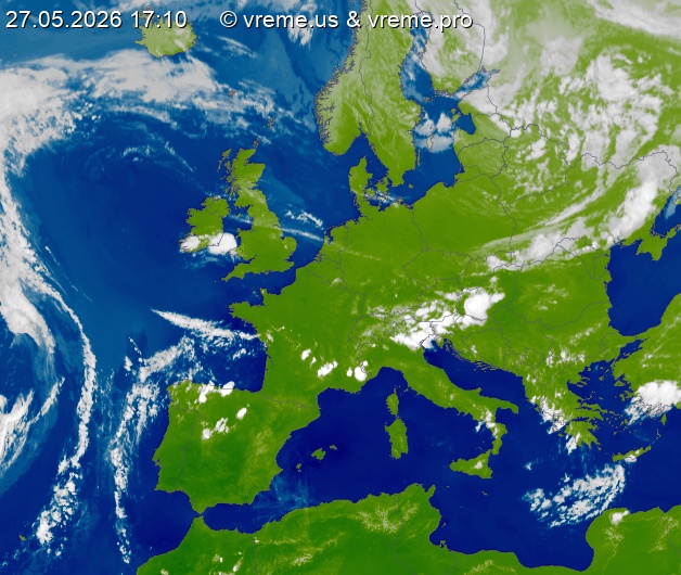 Oblačnost Evropa