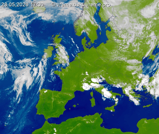 Oblačnost Evropa