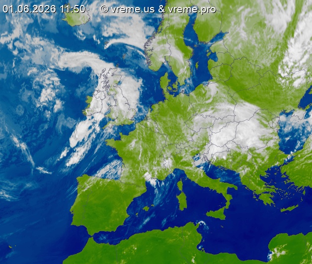 Oblačnost Evropa