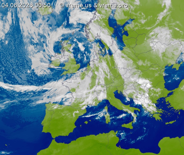 Bew&ouml;lkung Europa