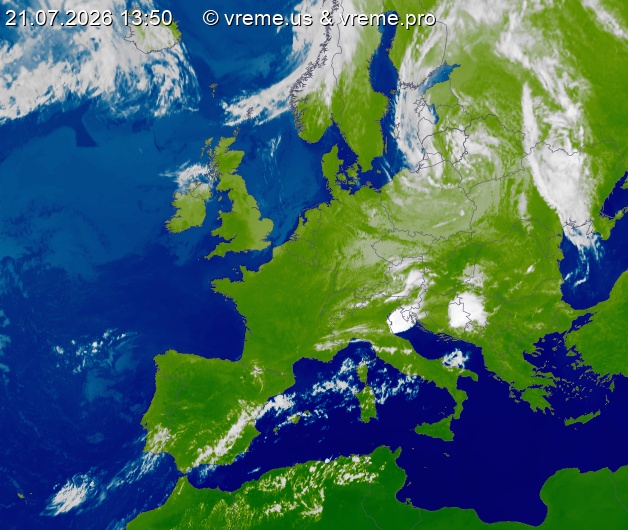 Bew&ouml;lkung Europa