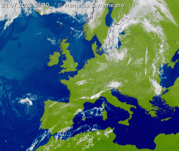 Bew&ouml;lkung Europa