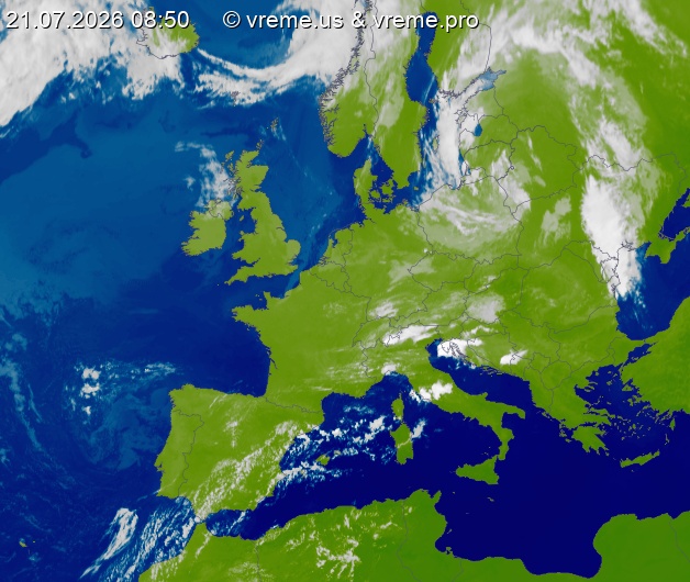 Bew&ouml;lkung Europa