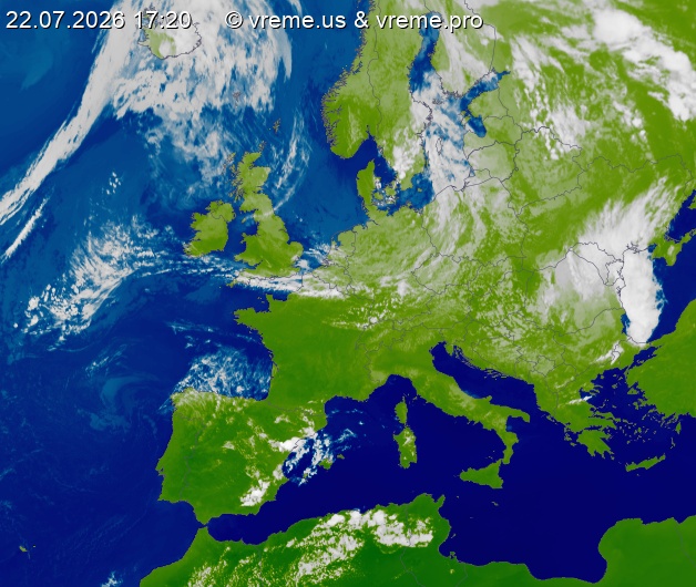 Bew&ouml;lkung Europa