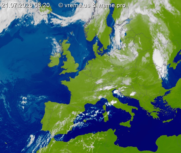 Bew&ouml;lkung Europa