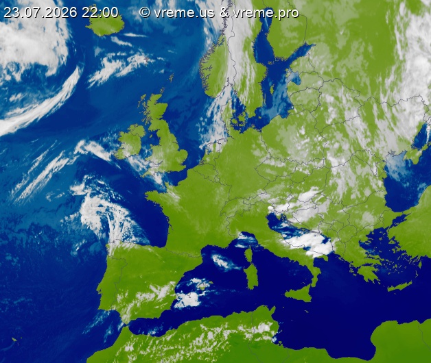Bew&ouml;lkung Europa