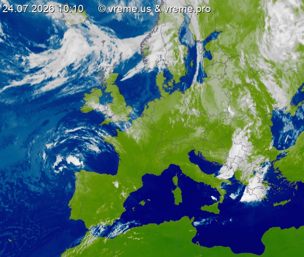 Oblačnost Evropa
