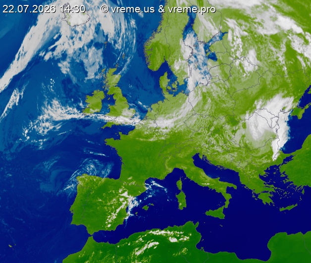 Bew&ouml;lkung Europa